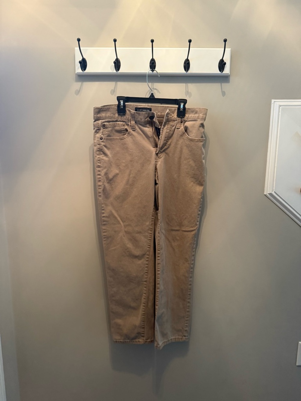 Lucky Brand Tan Straight-Leg Pants - 30x30